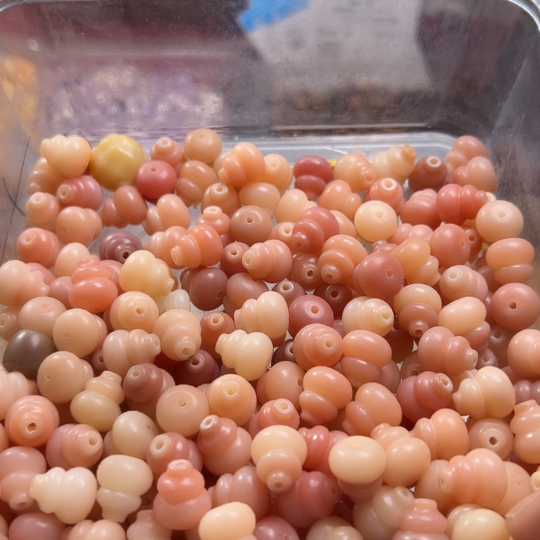 菩提根/象牙果吊坠20颗粉色葫芦拍两单宠5颗