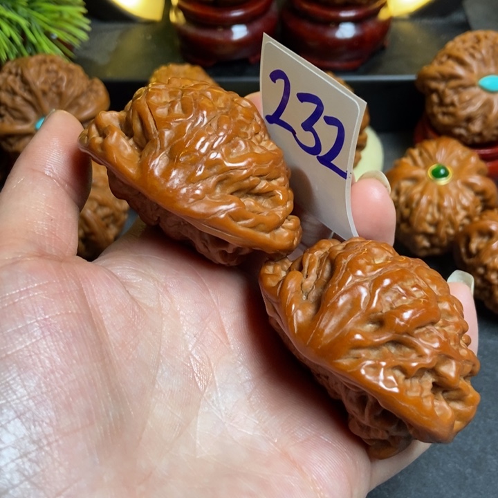 文玩核桃把件杜*立53蛇头232