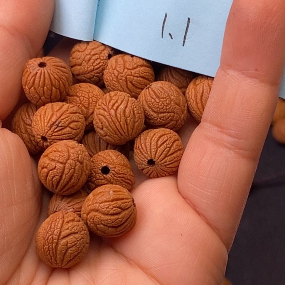 草***冻秦岭龙纹桃核21颗