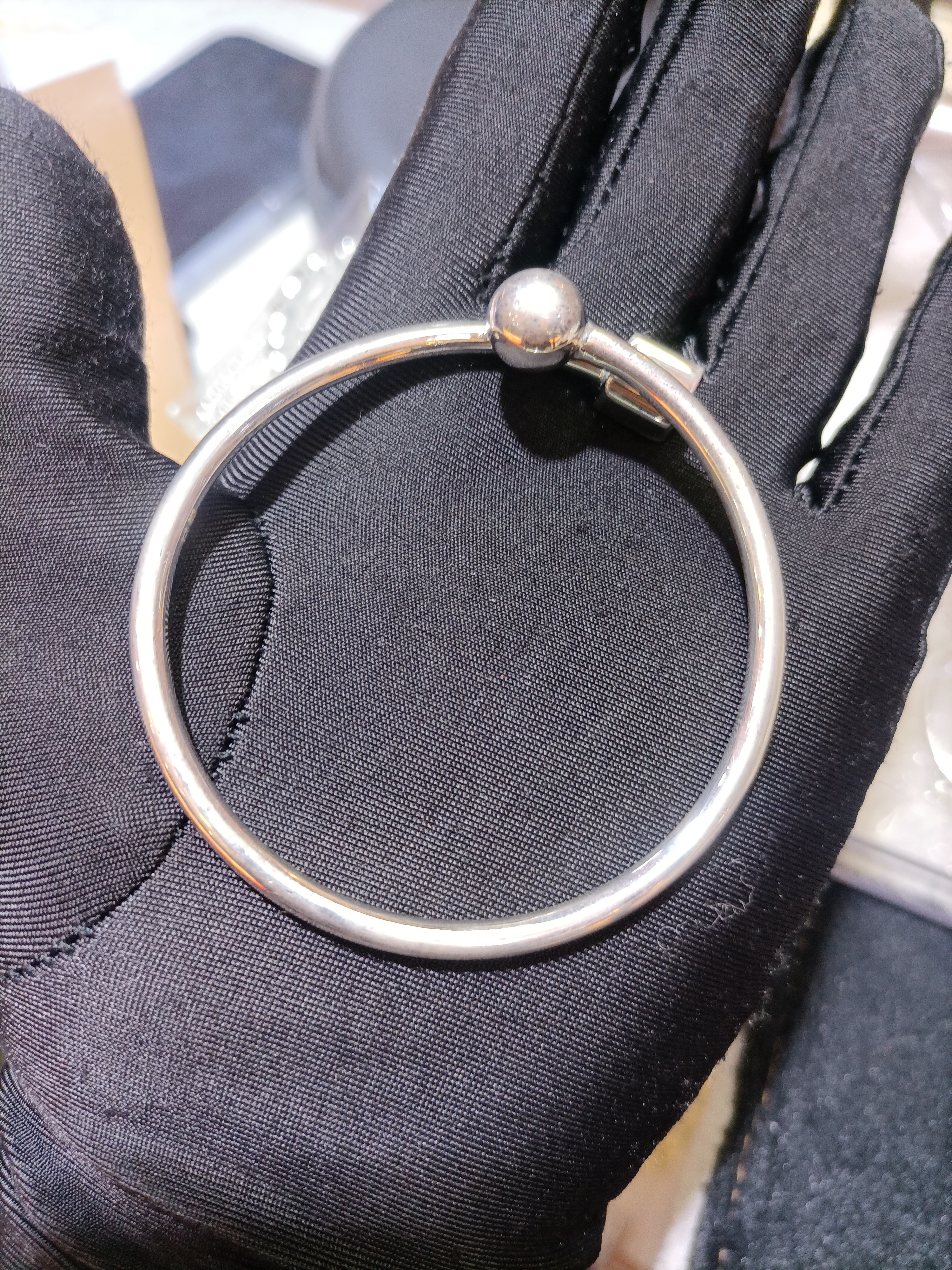 足银手镯 足银手镯时尚款百搭简约