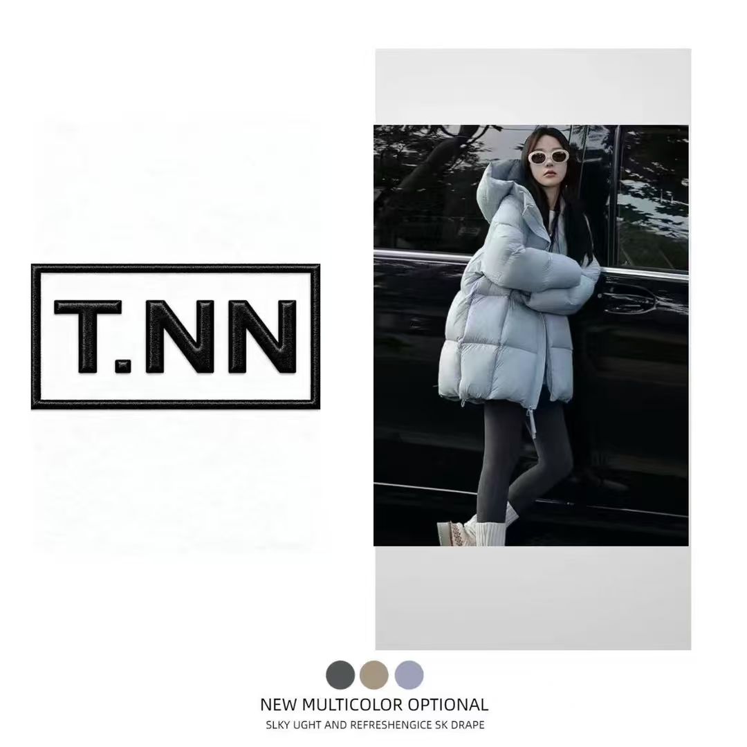 2025贝贝款超轻云朵泡芙高端连帽中长款小个子好看棉服女外套