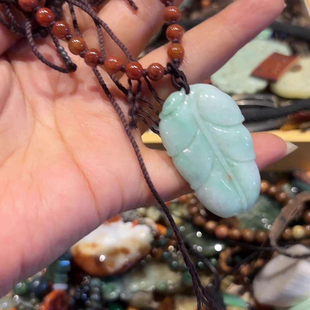 翡翠未镶嵌颈饰原创