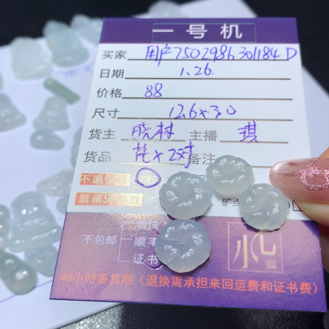 翡翠颈饰未镶嵌用****4