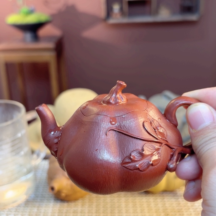 紫砂茶壶紫砂喔做的
