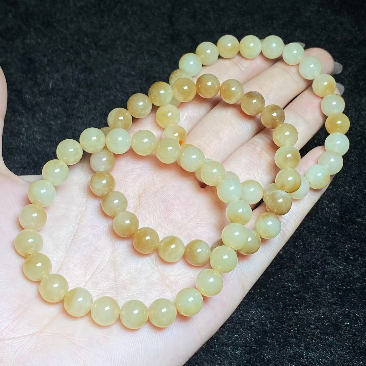 【小北好物】和田玉单圈手串约7.5mm+【多样性发一件】QH16X575