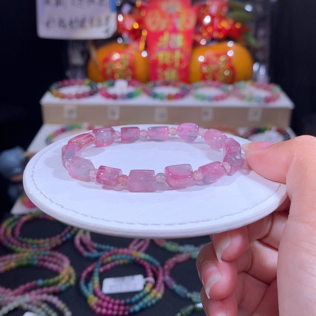 碧玺手链未镶嵌碧玺
