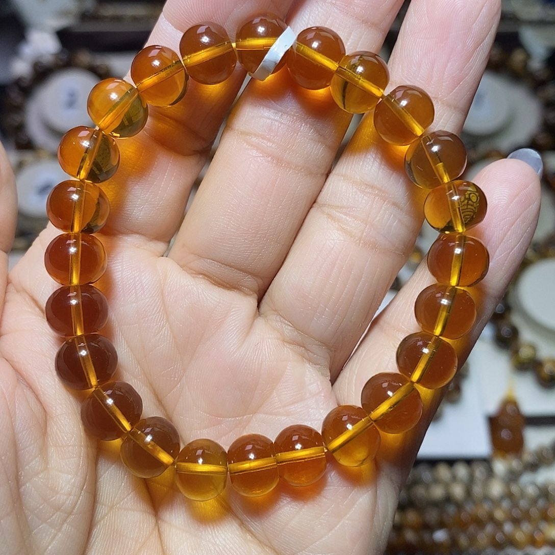 琥珀未镶嵌裸石净水漏9m