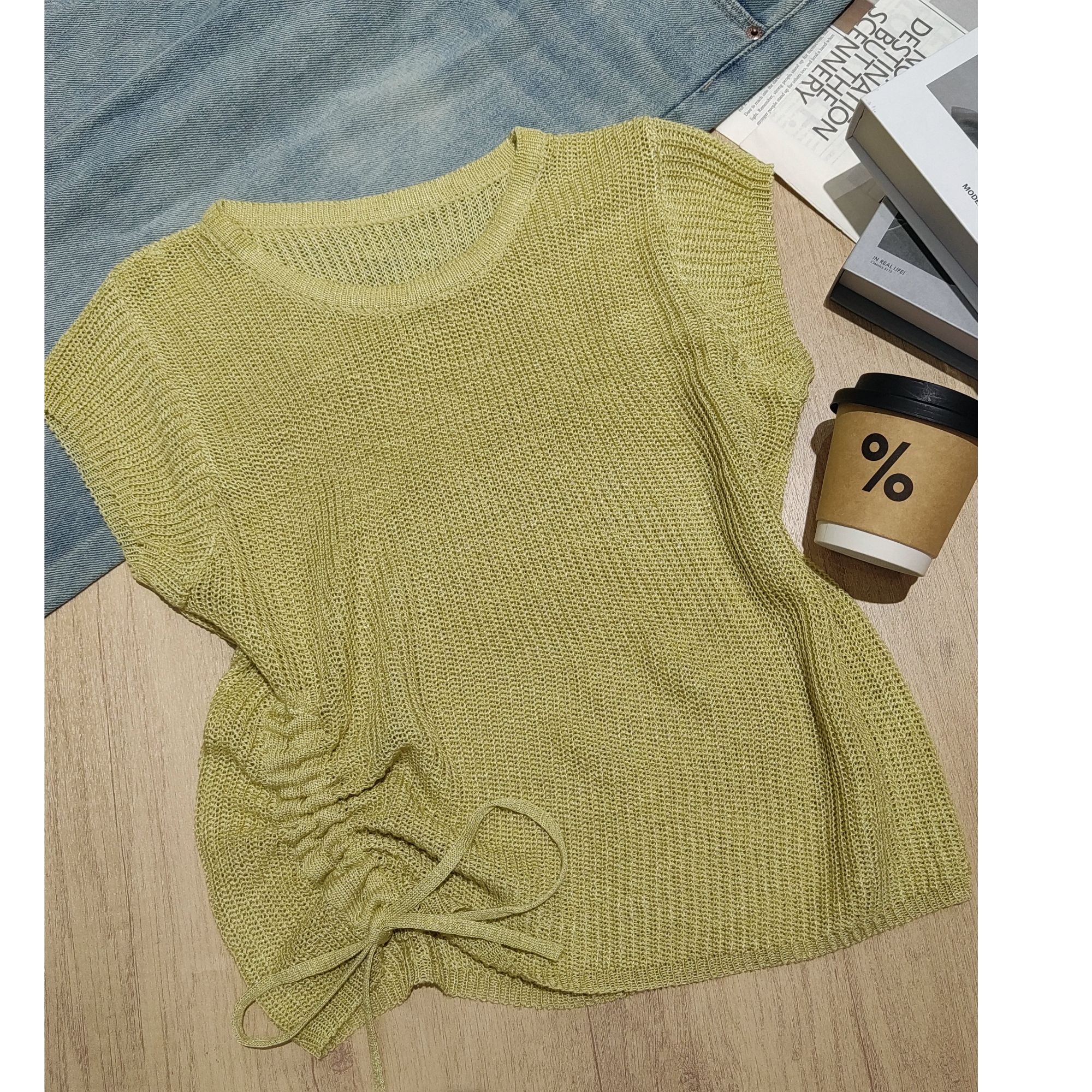 小清瓜女装严选极简一键解锁夏日本命穿搭休闲气质针织衫WF9560
