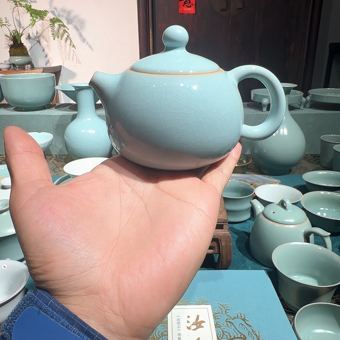 小***࿐原矿天青西施壶支顶