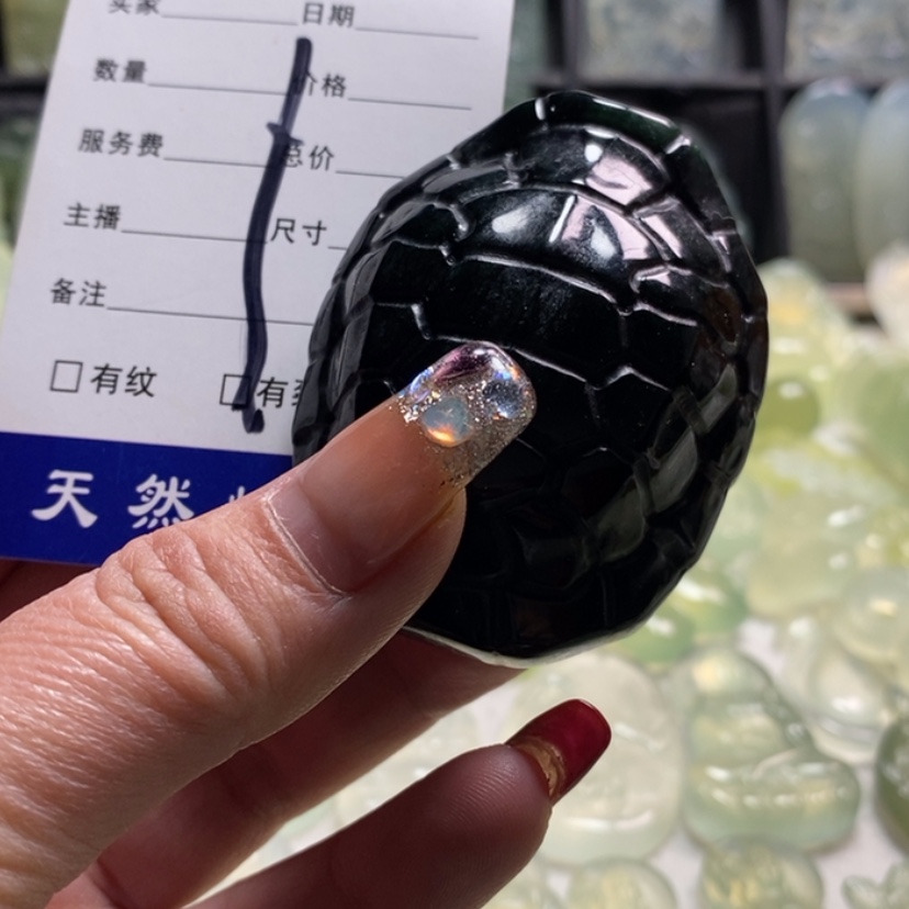 【闪购商品】蛇纹石玉手把件合金