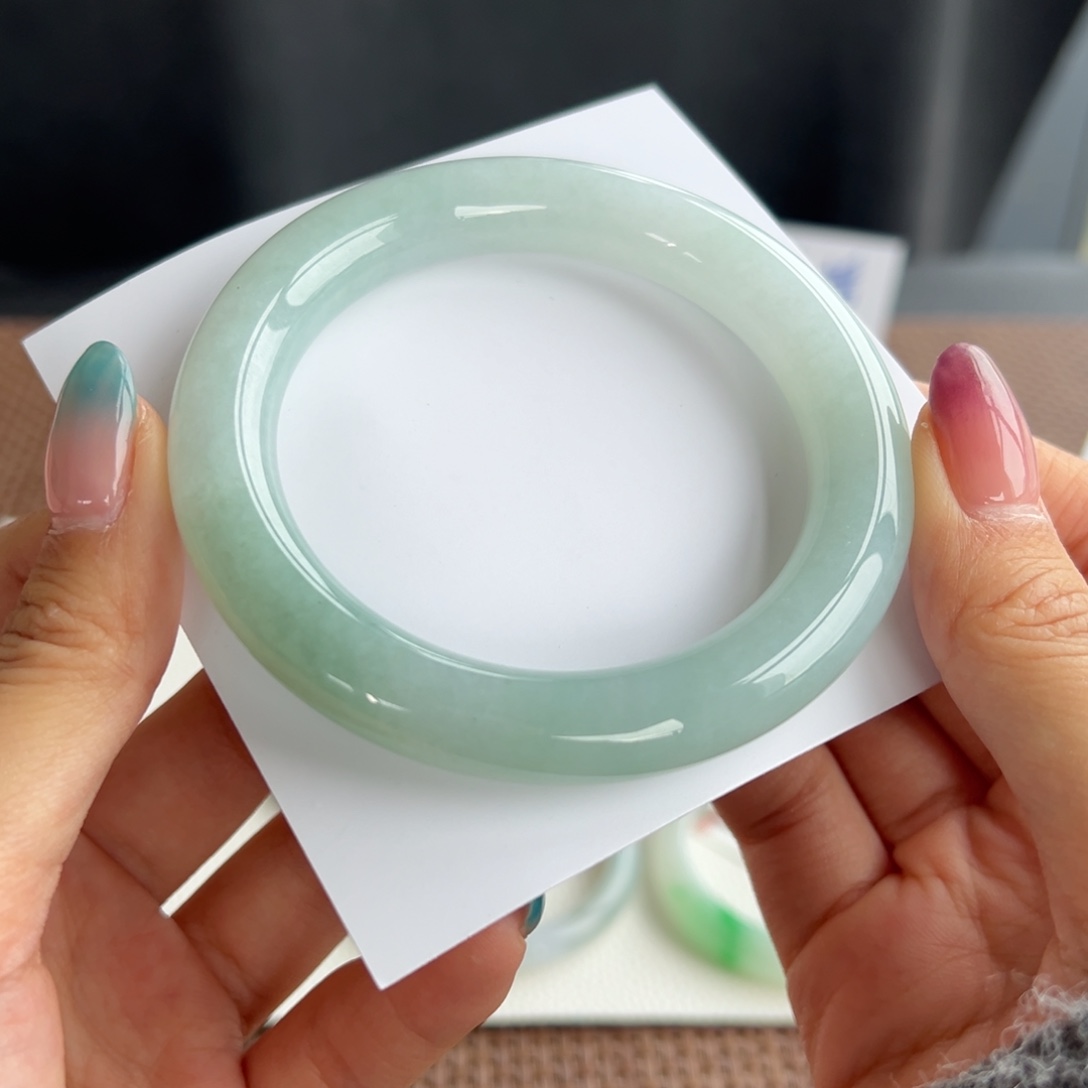 翡翠未镶嵌手镯2号 58.7