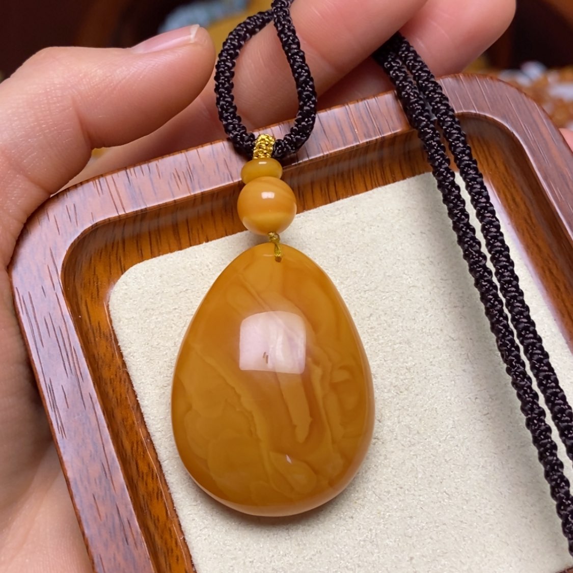 【闪购商品】蜜蜡颈饰未镶嵌项链