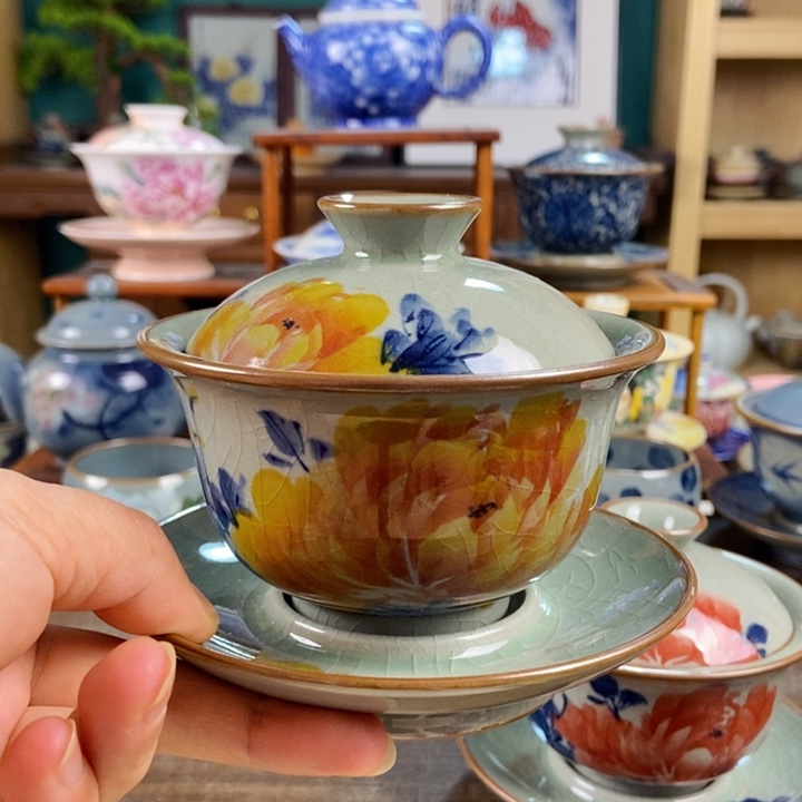 瓷片手工制作工艺精湛等特点