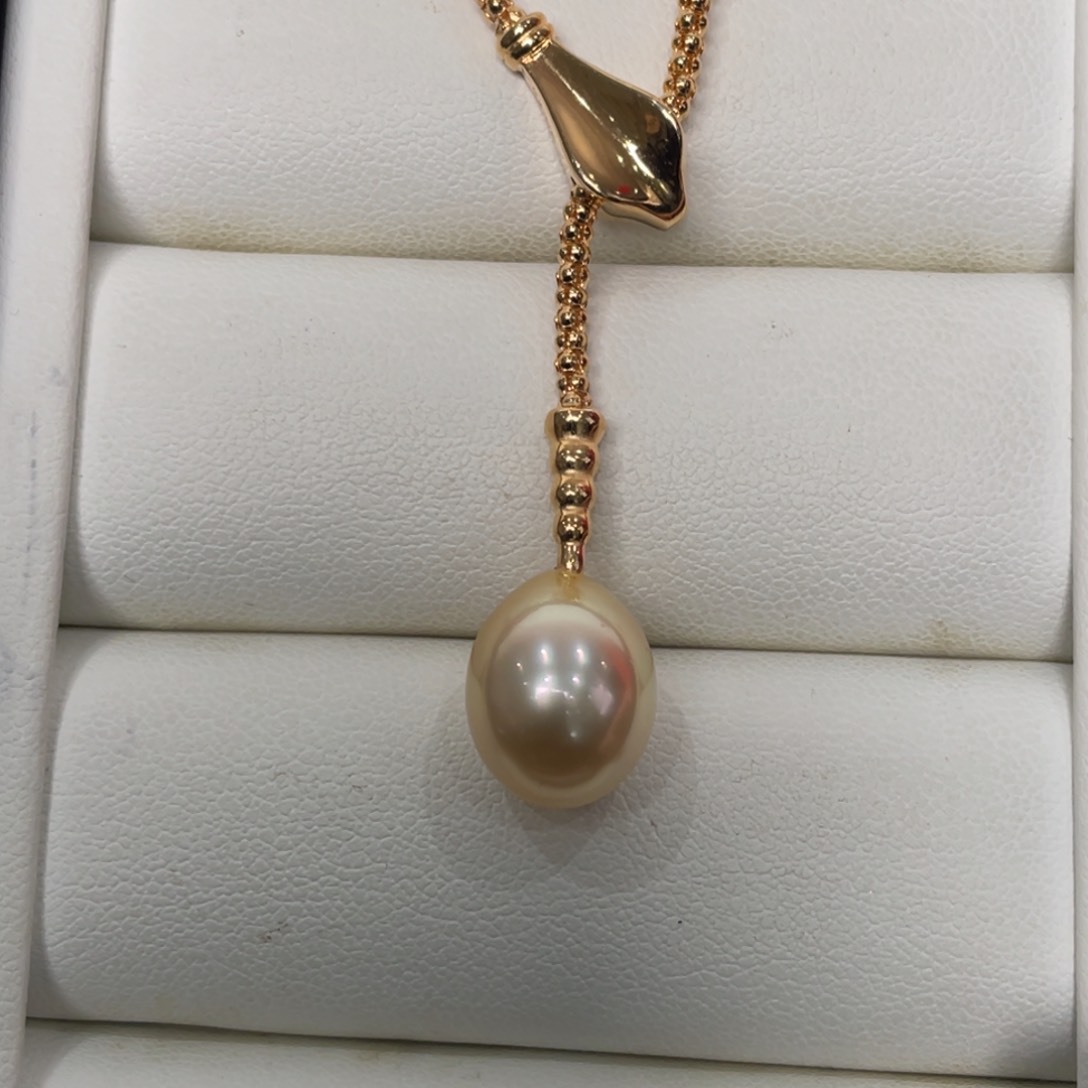 海水珍珠颈饰银S925镶嵌