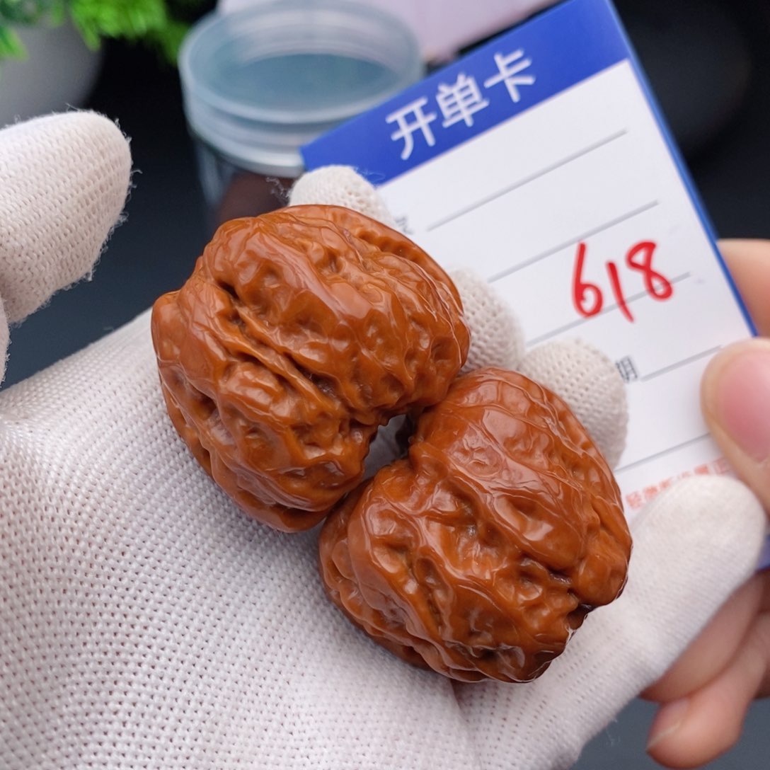 文玩核桃把件38蛤蟆头618