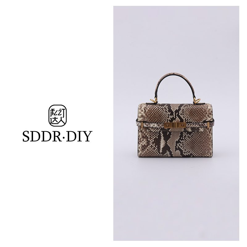 AI.BAGBURRY【二戴】2025上新好物女士真皮时尚蛇皮皮带