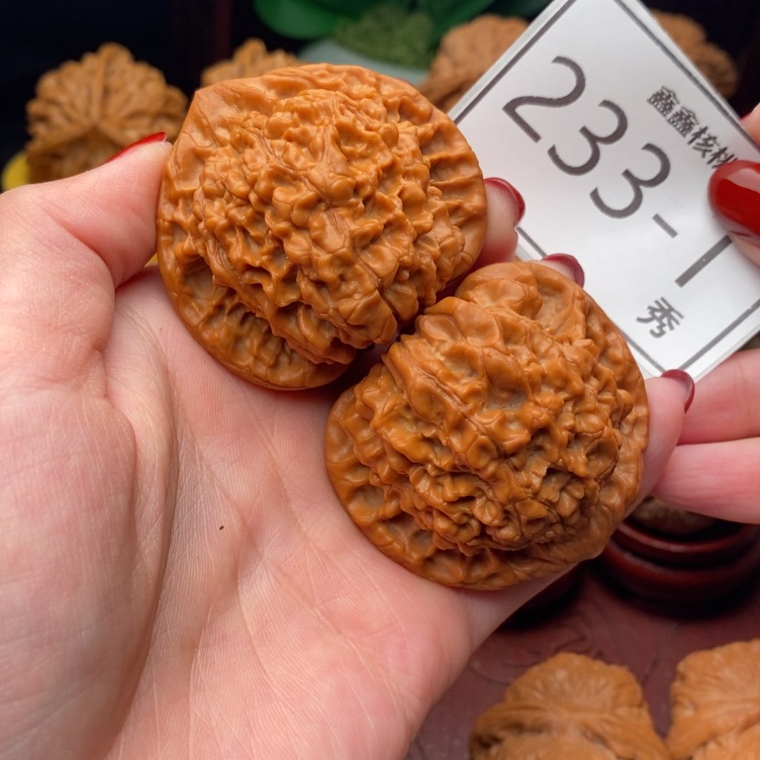 文玩核桃把件官帽49