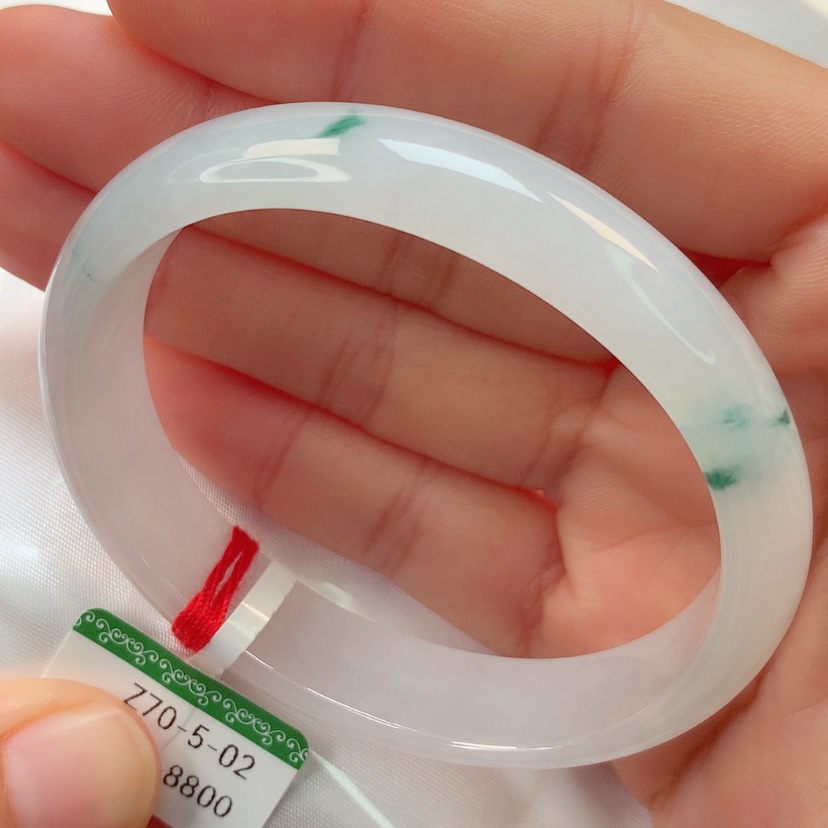【闪购商品】翡翠手镯（贵妃镯）未镶嵌天然翡翠手镯