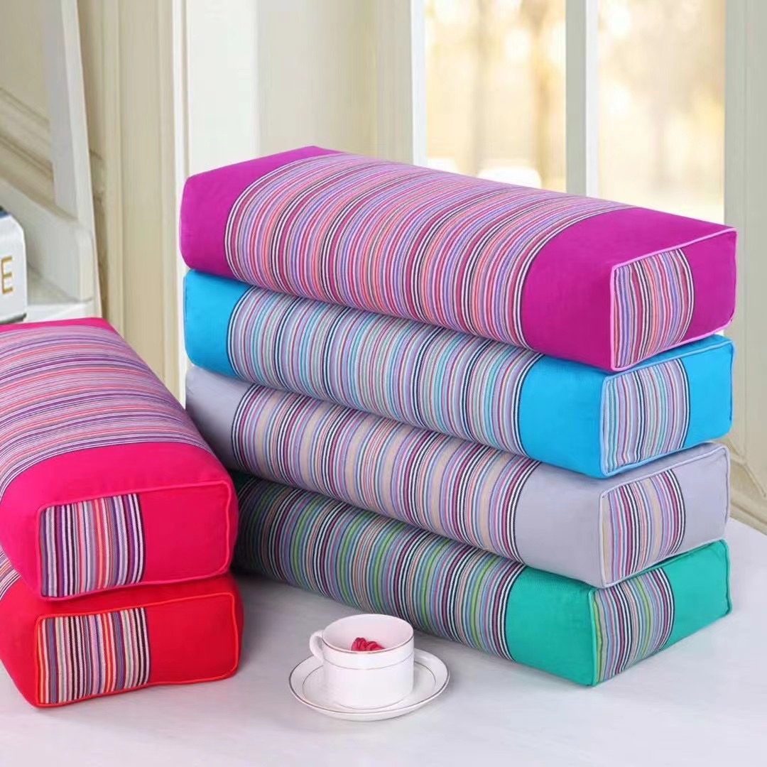 老粗布方枕 大号花色随机