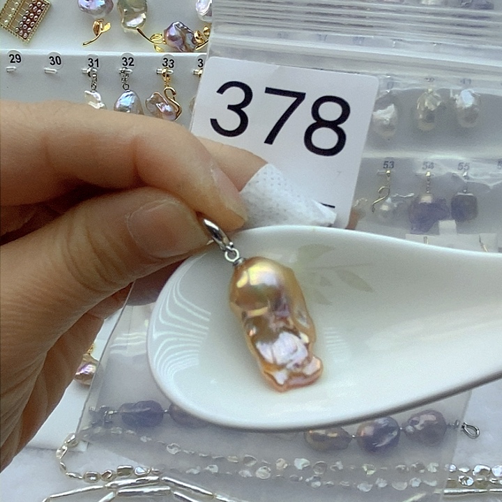 淡水珍珠颈饰银S925镶嵌
