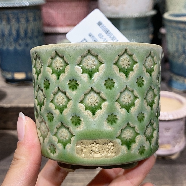 七里烧花盆2-18-168口径6