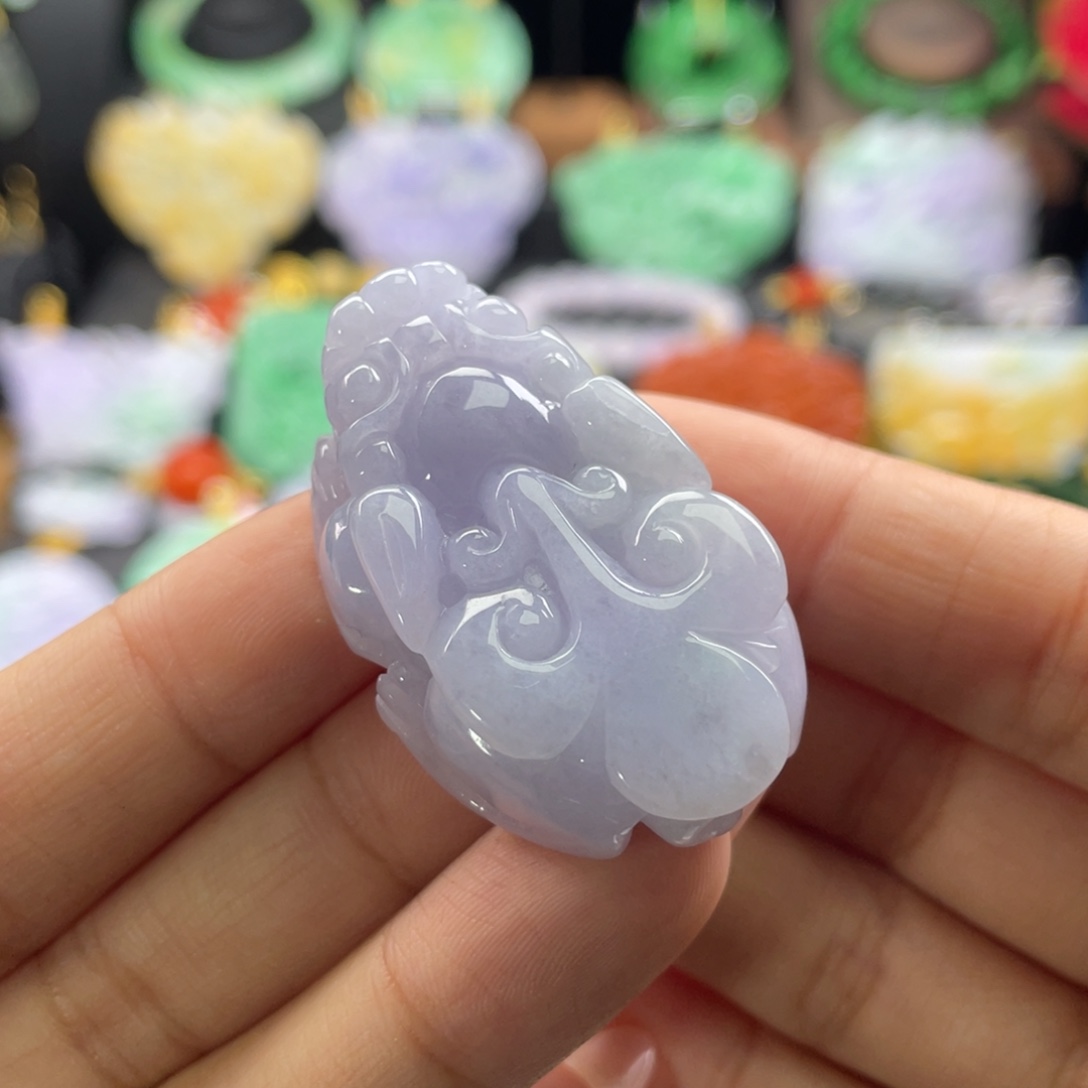 翡翠未镶嵌颈饰代编织