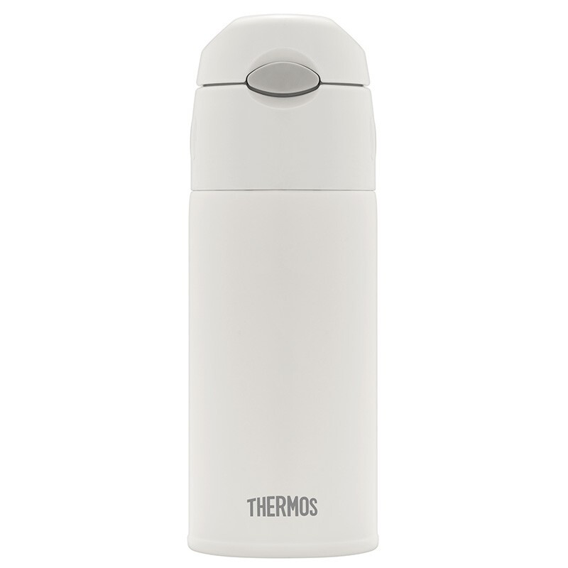 【A等品微瑕】膳魔师保温吸管杯400ml白桃茉莉(白色) TCMI-400S-WH