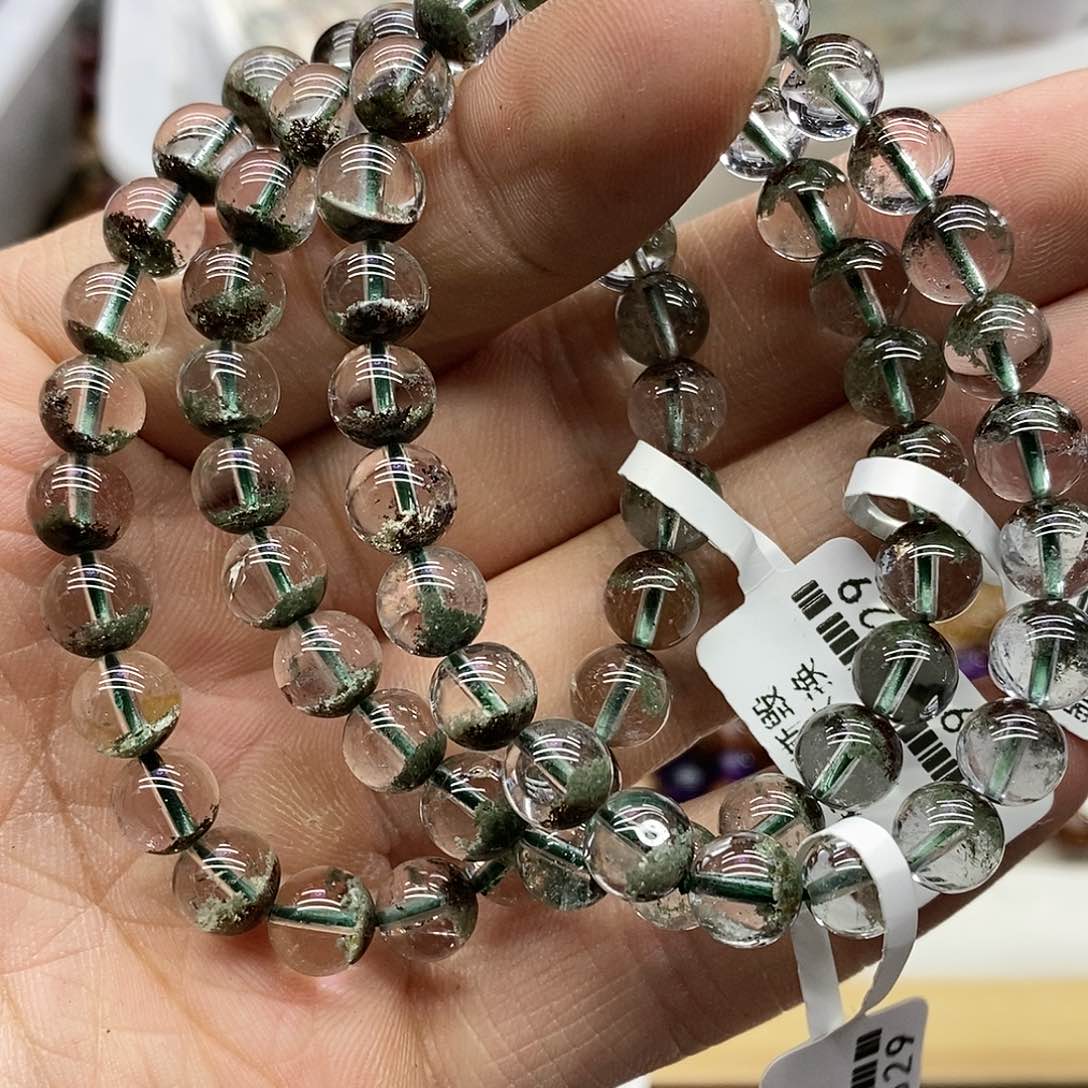 水晶手链未镶嵌多样性发货发一条