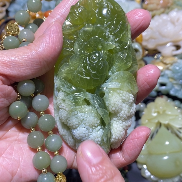 岫玉岫玉吊坠未镶嵌