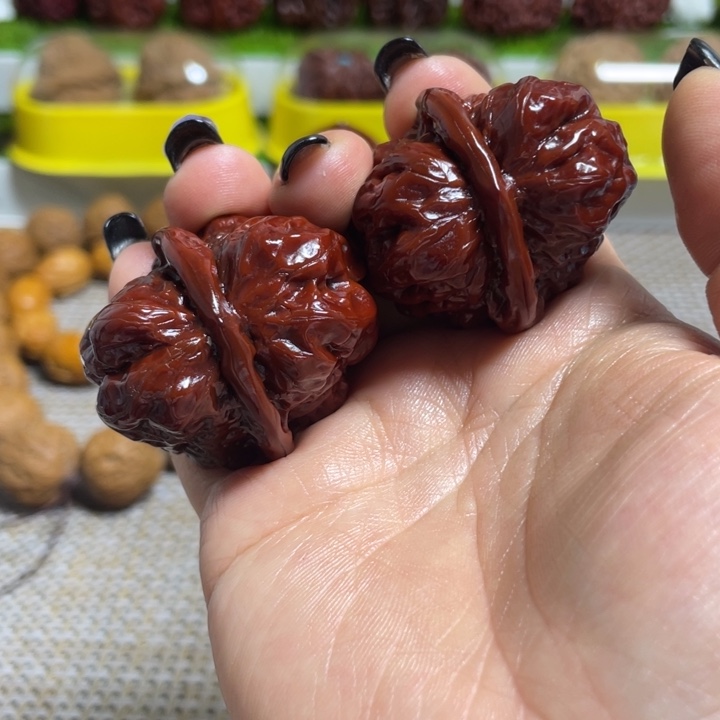 文玩核桃把件40肚蛤蟆