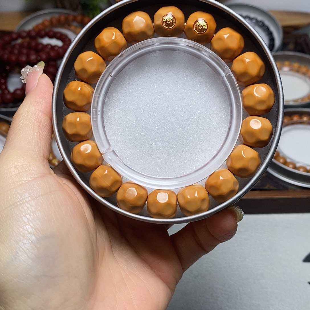 猴头核桃手串346号13左右双标龙炎奶酪全品