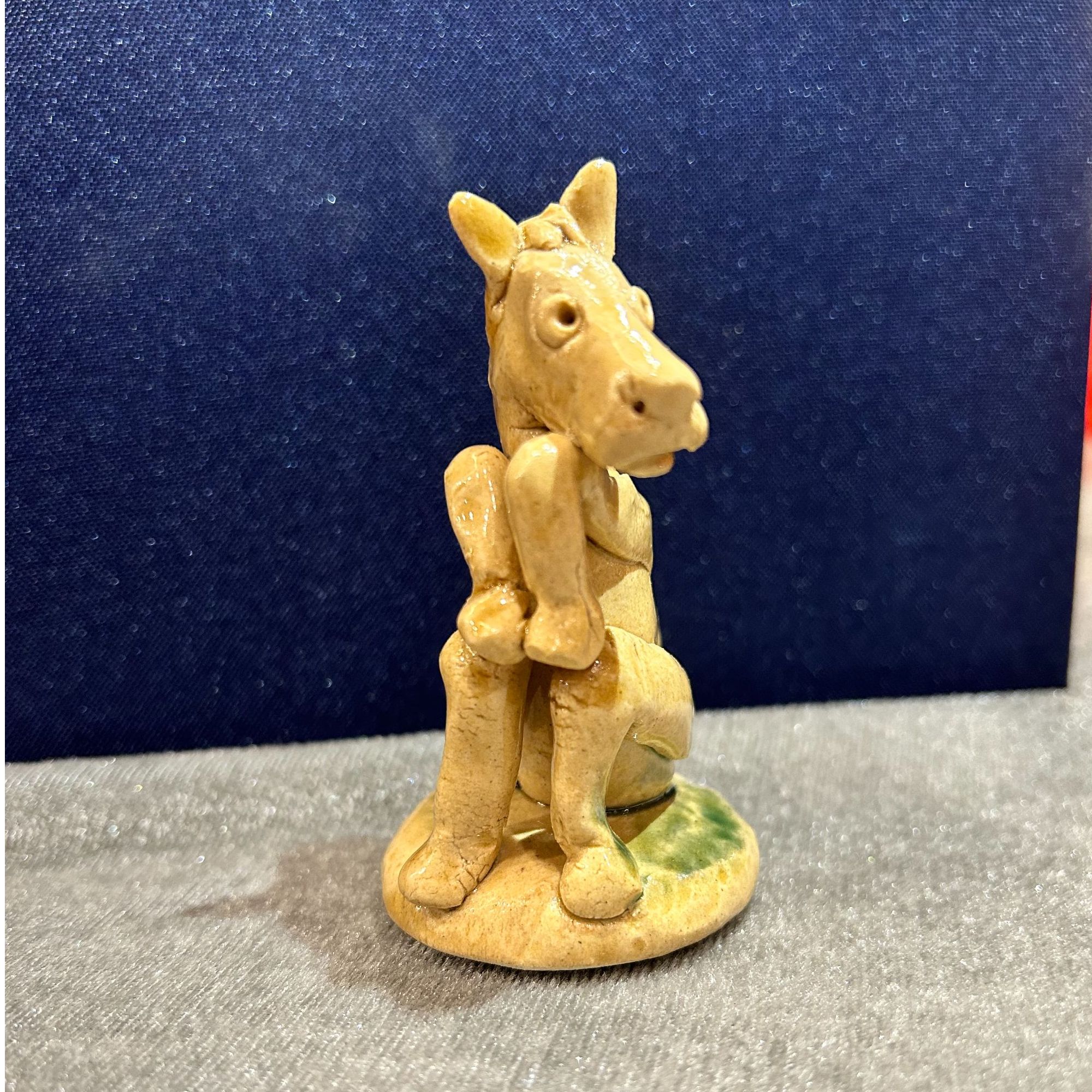 思思69纯手工捏制文创十二生肖陶瓷摆件