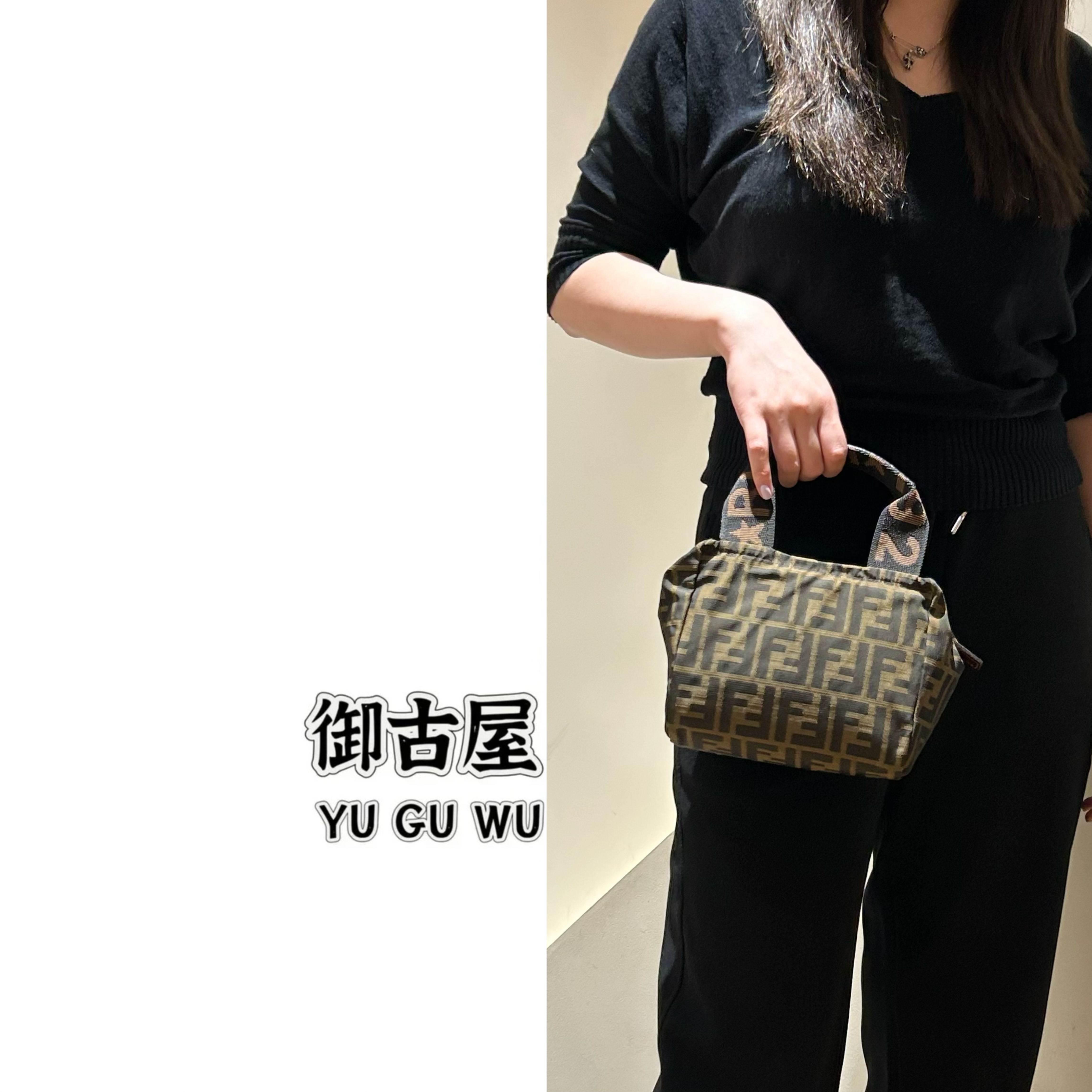 95新 FENDI/芬迪 御古屋/95860/饭盒手提包