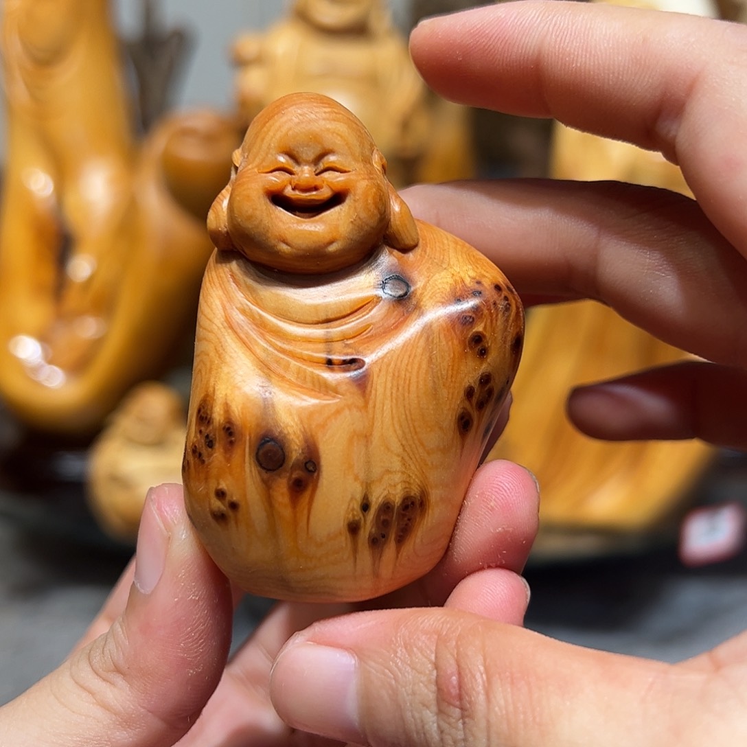 柏木崖柏木手把件摆件