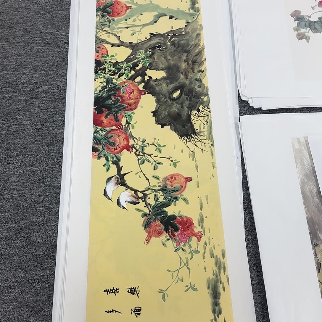 国画138*35纯手绘刘亦凌