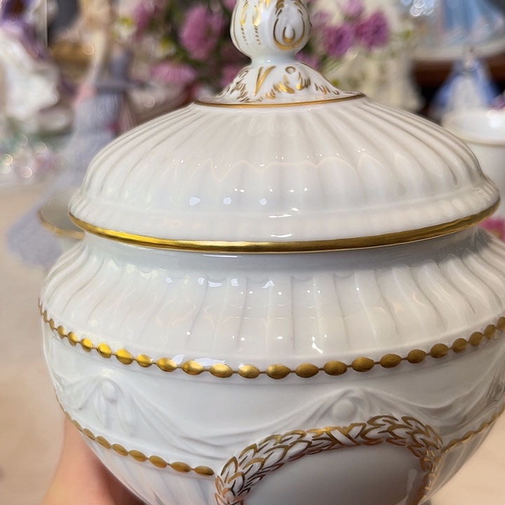 杯欧洲中古瓷器摆件