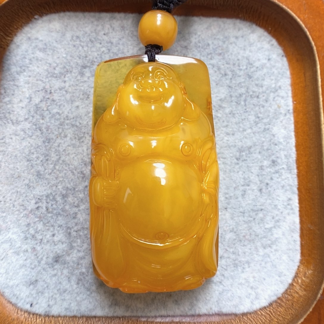 蜜蜡项链未镶嵌蜜蜡吊坠