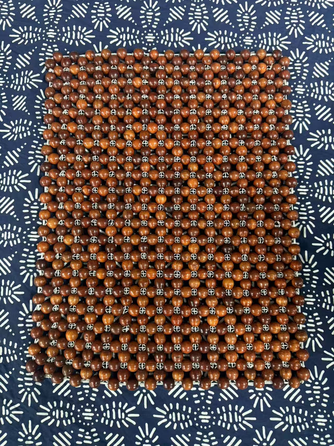 夏季透气椅子凉垫木珠座垫单片按摩垫办公椅四季通用