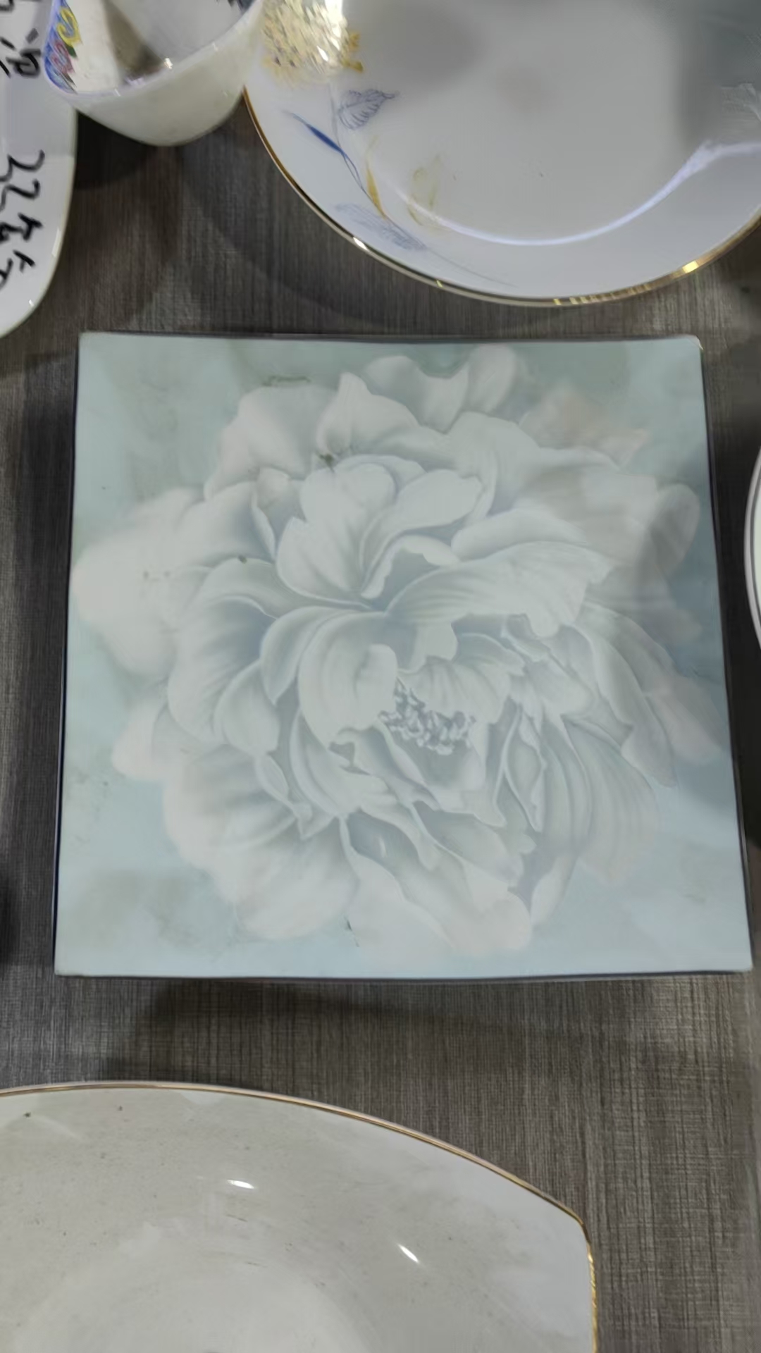 景德镇骨瓷方盘一个