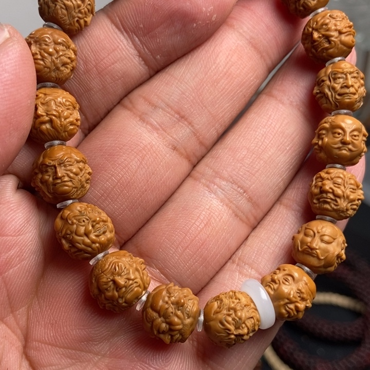 猴头核桃吊坠今天