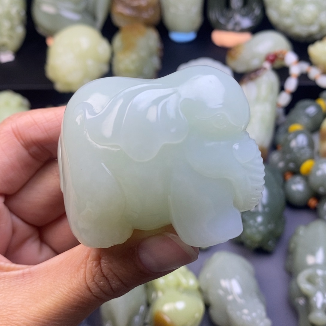 和田玉把件未镶嵌过*