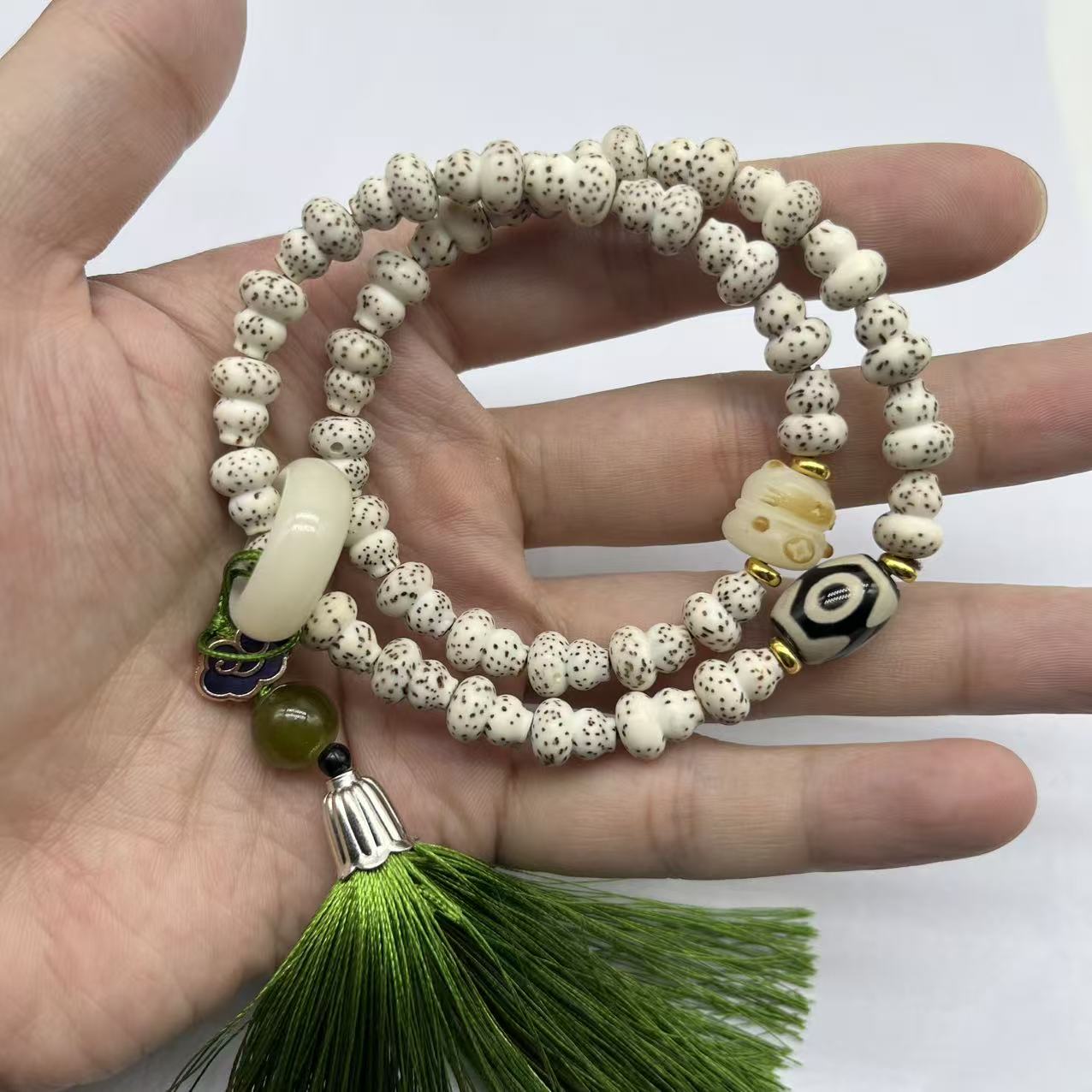 A1 星月菩提葫芦卡8猫猫双圈款 479 （配A1礼盒）