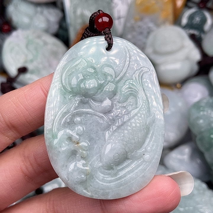 颈饰未镶嵌翡翠翡翠