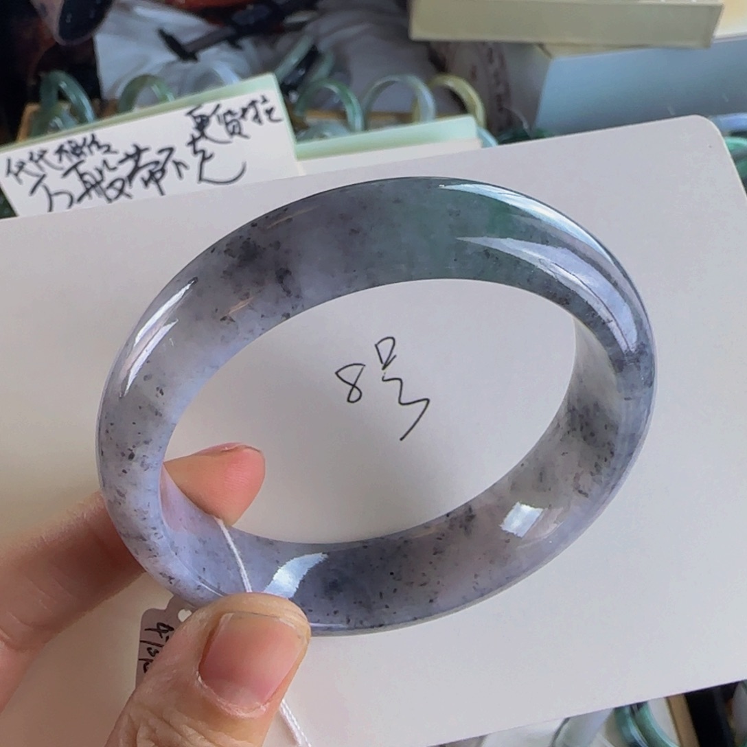 翡翠手镯未镶嵌老坑58.6圈