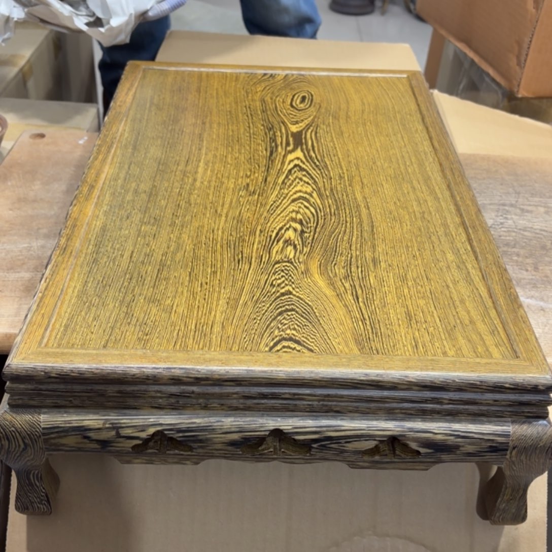 等***来鸡翅木类桌般若中古美术工艺品