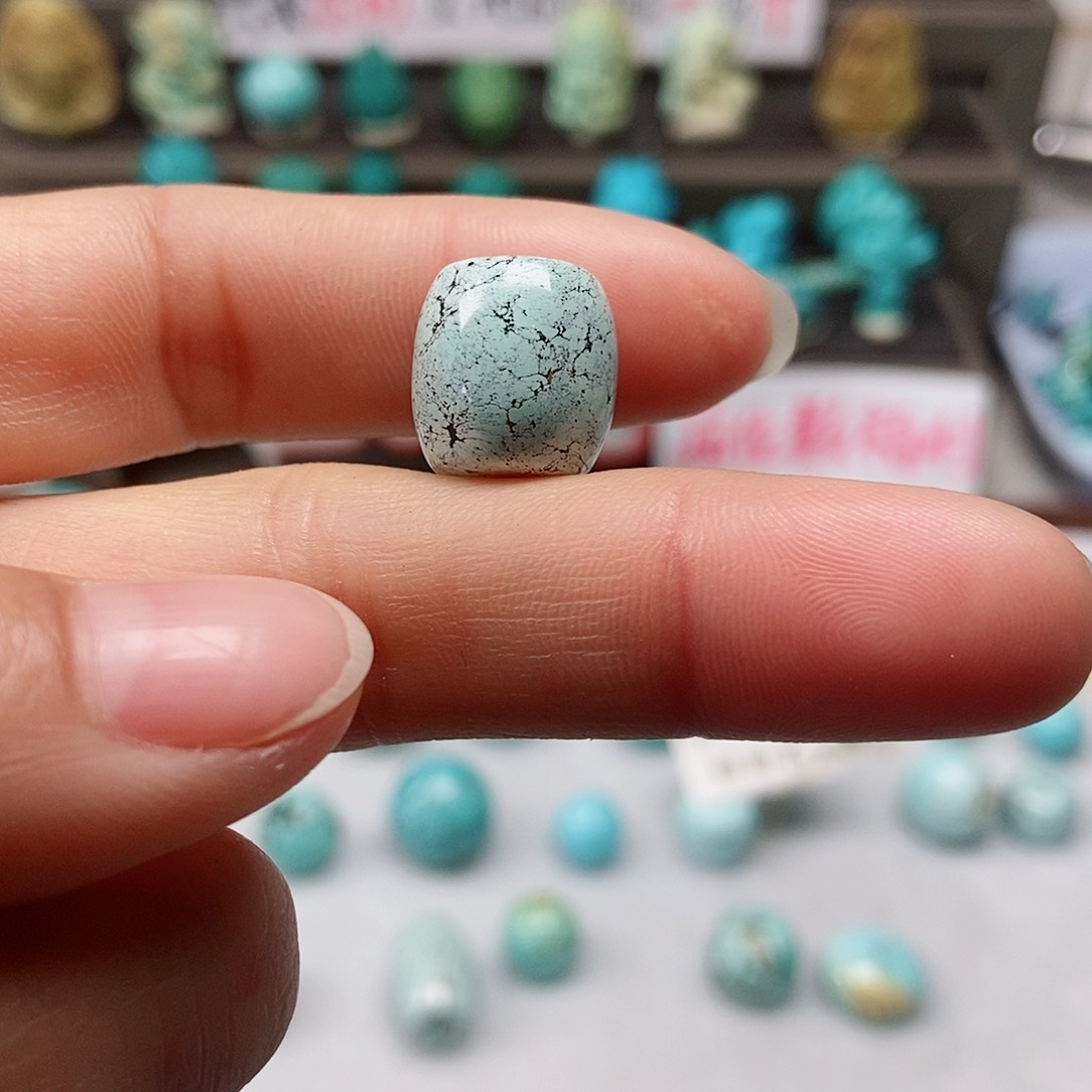 绿松石珠宝半成品未镶嵌