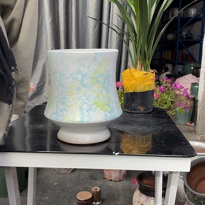 19×24 -粗陶花盆有孔-买买买