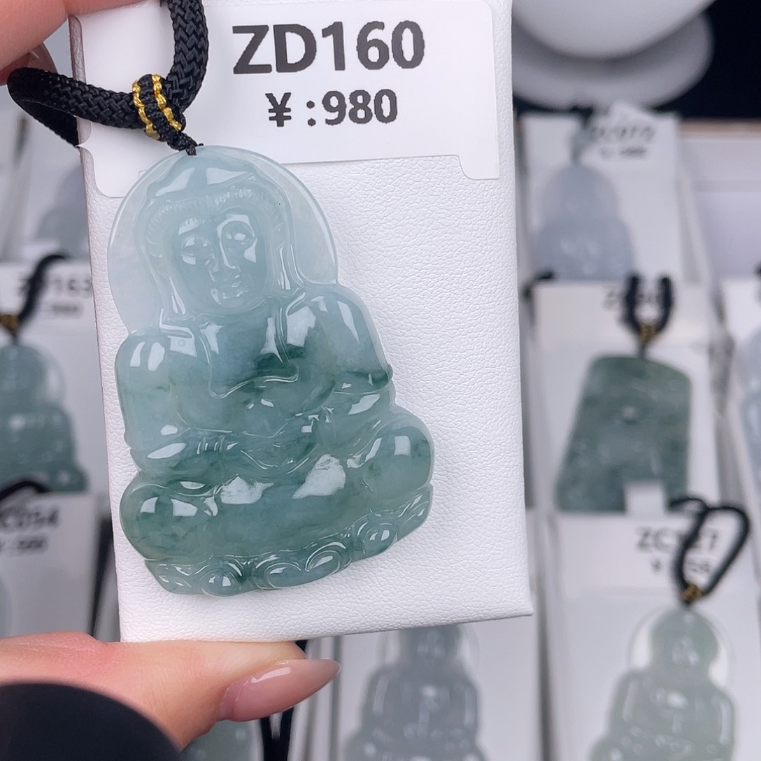 翡翠未镶嵌颈饰zd160