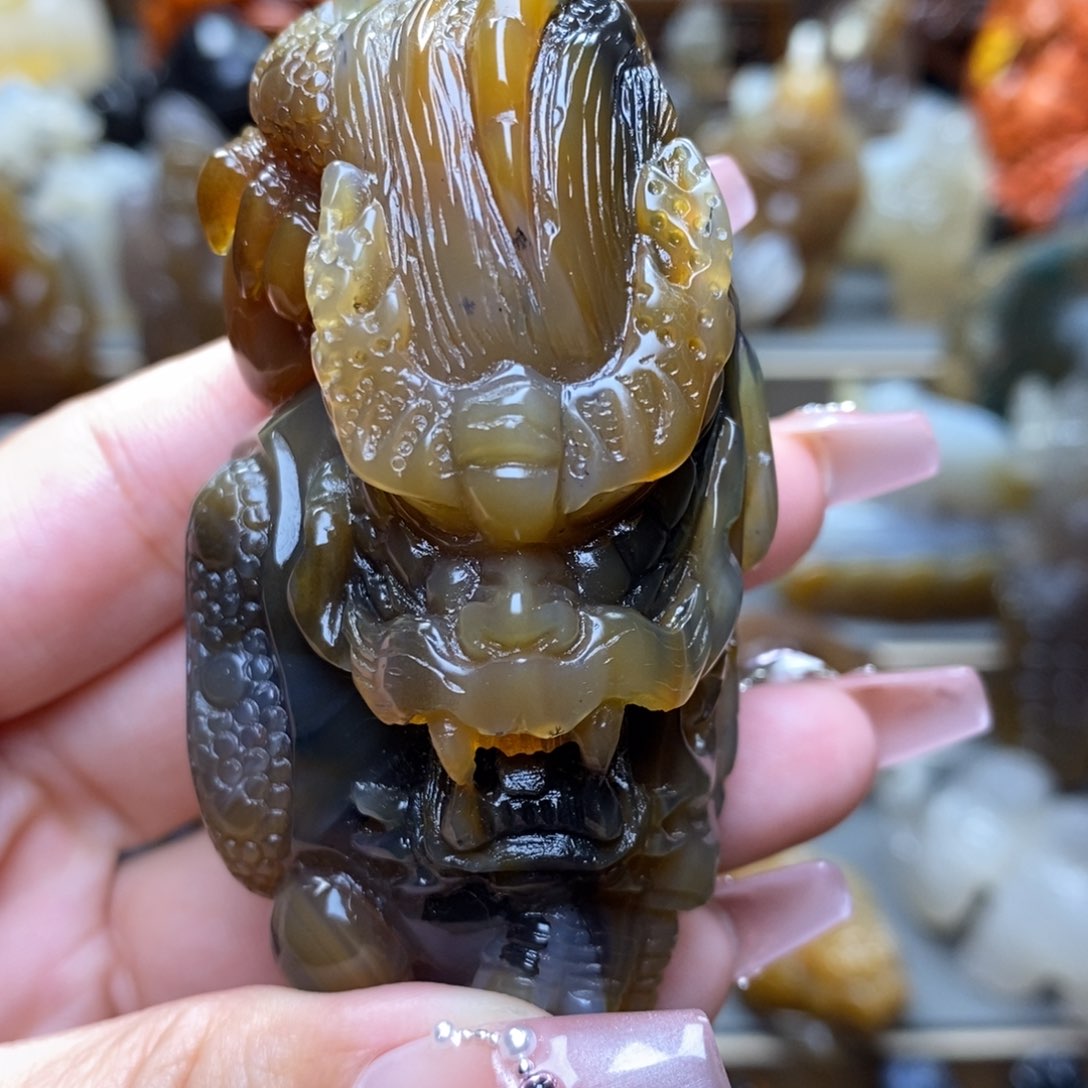 玛瑙/玉髓把件未镶嵌