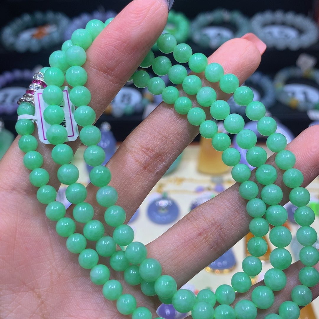 翡翠未镶嵌手链翡翠